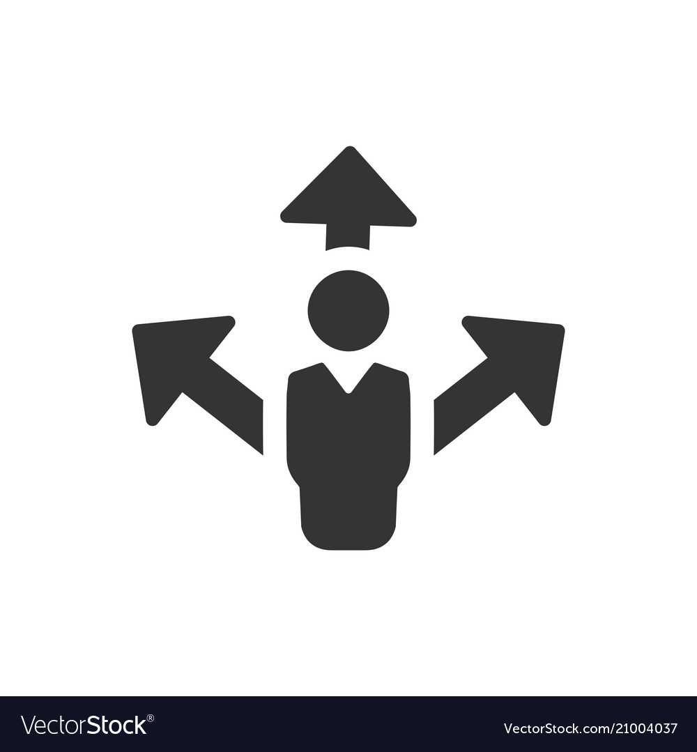 Download Decision making icon Royalty Free Vector Image