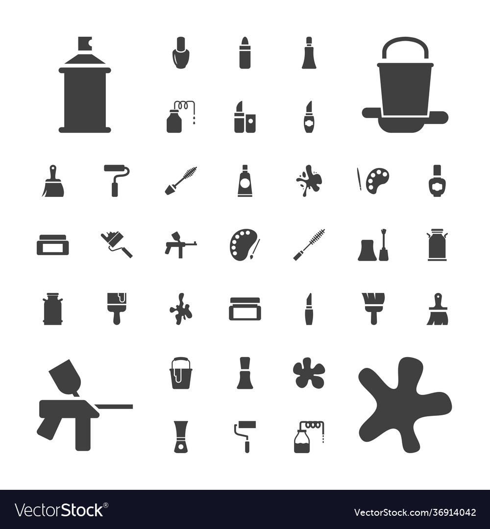 37 paint icons