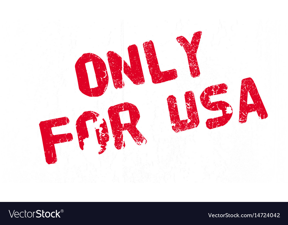 Only for usa rubber stamp