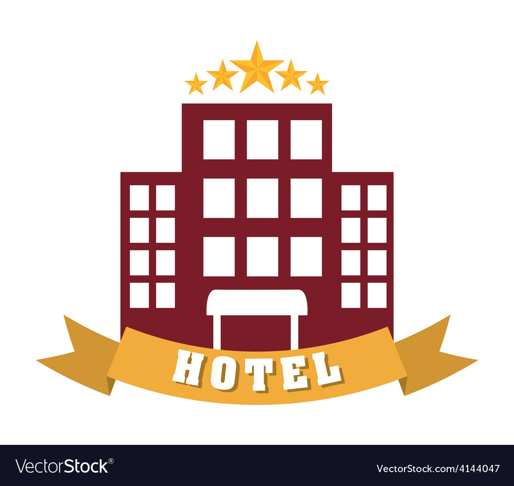 Hotel design Royalty Free Vector Image - VectorStock