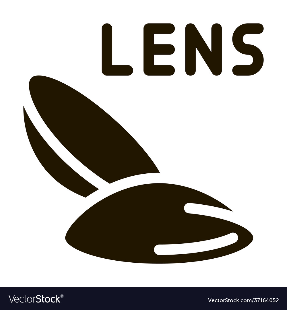 Contact lenses icon glyph