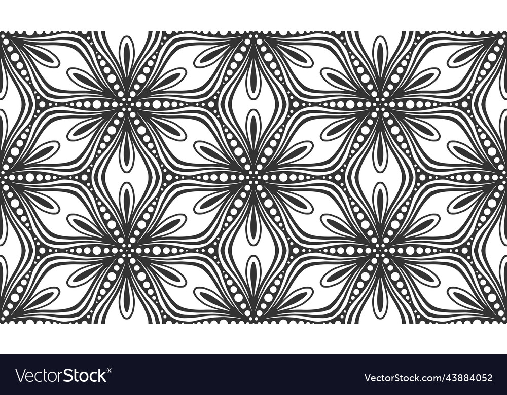 Flower seamless pattern floral texture fabric tile vector image Flower seamless pattern floral texture fabric tile
