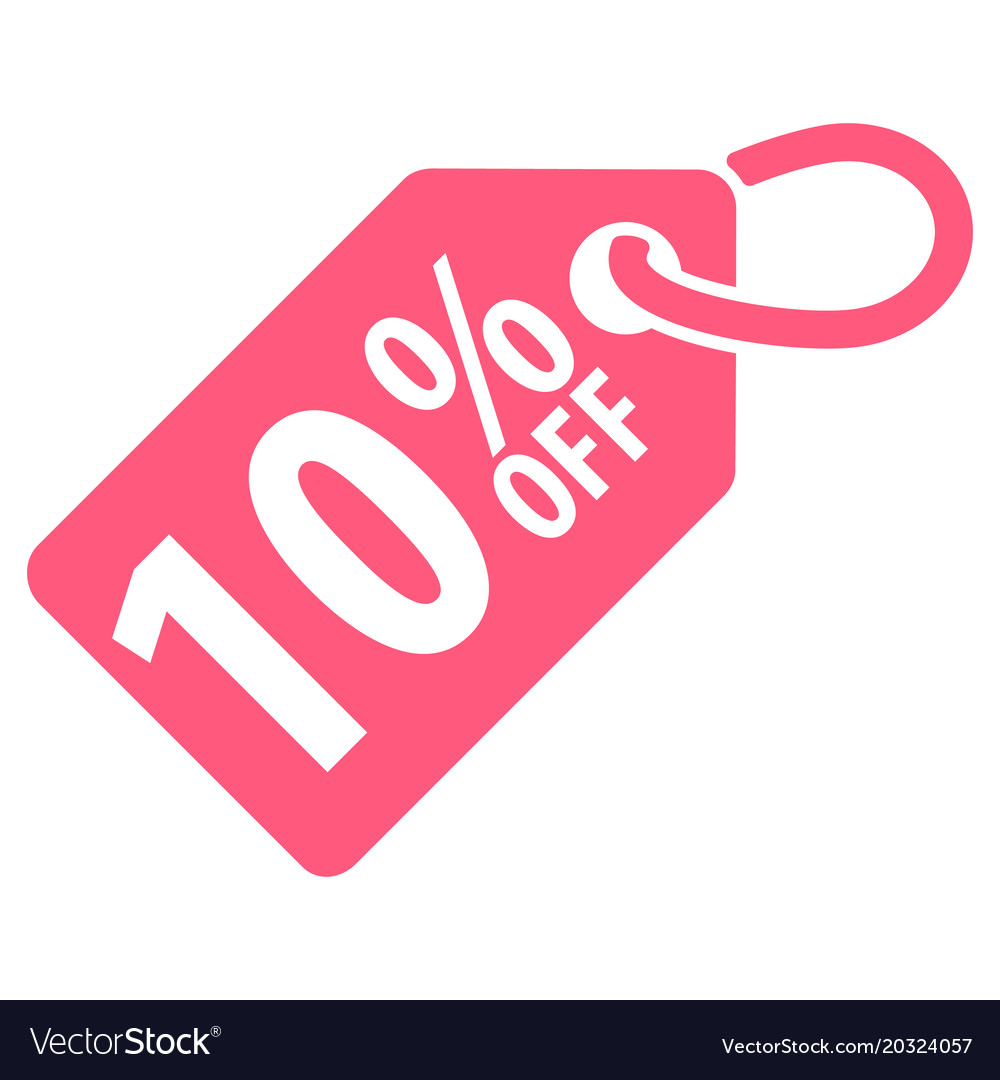 10-percent-off-tag-royalty-free-vector-image-vectorstock