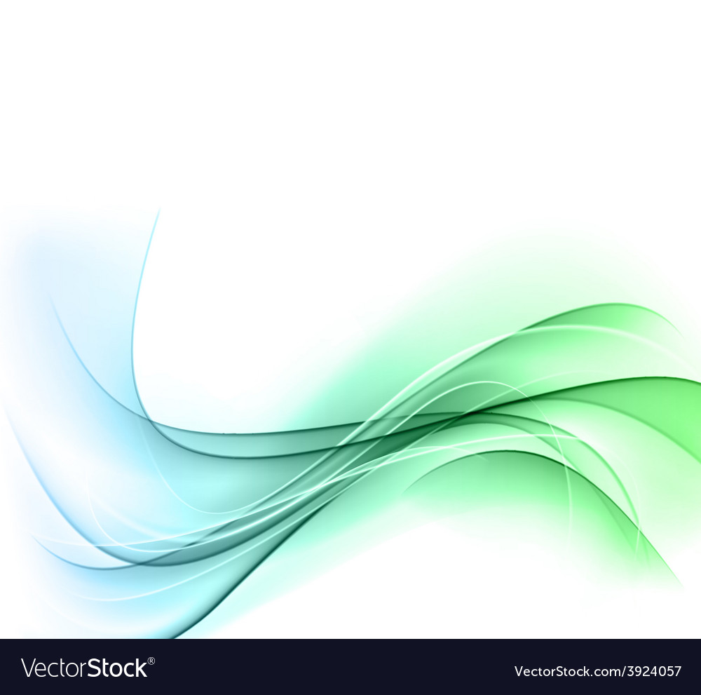 Abstract color wavy background Royalty Free Vector Image