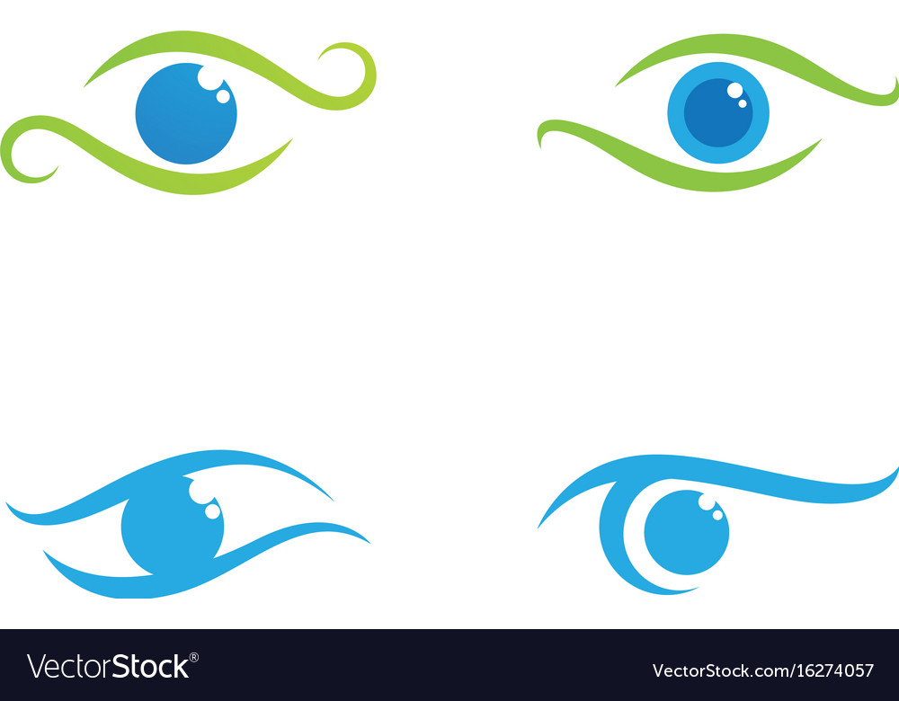 Branding identity corporate eye care logo design