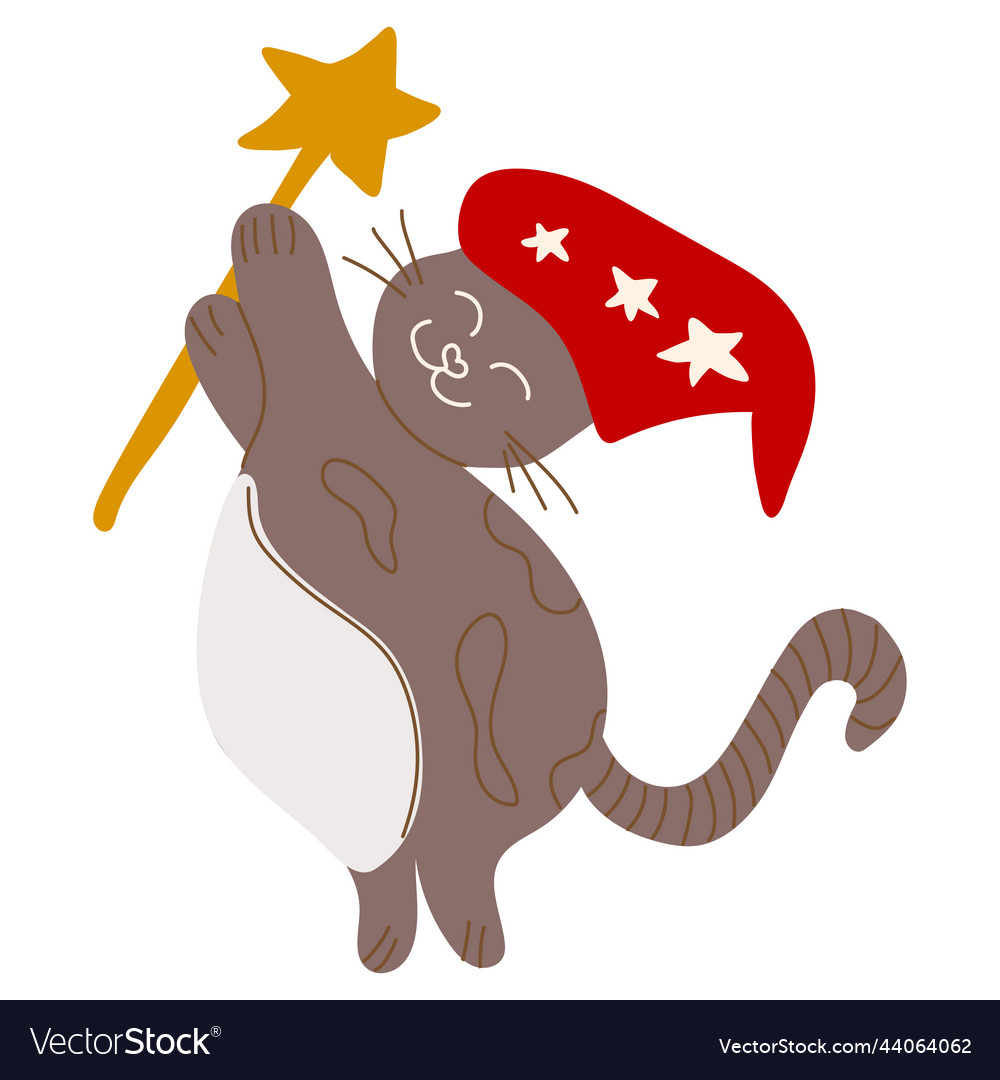 Icon von einer niedlichen Hand gezeichnet doodle Katze Charakter