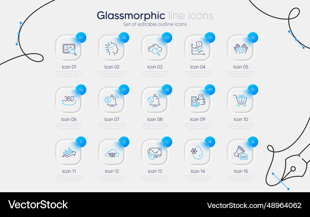 Set of safe time growth chart and artificial Vector Image