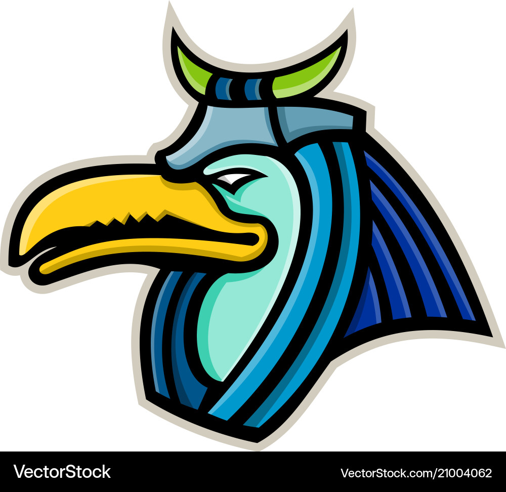 Thoth egyptian god mascot Royalty Free Vector Image