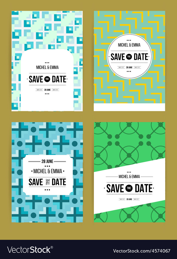 Invite template set