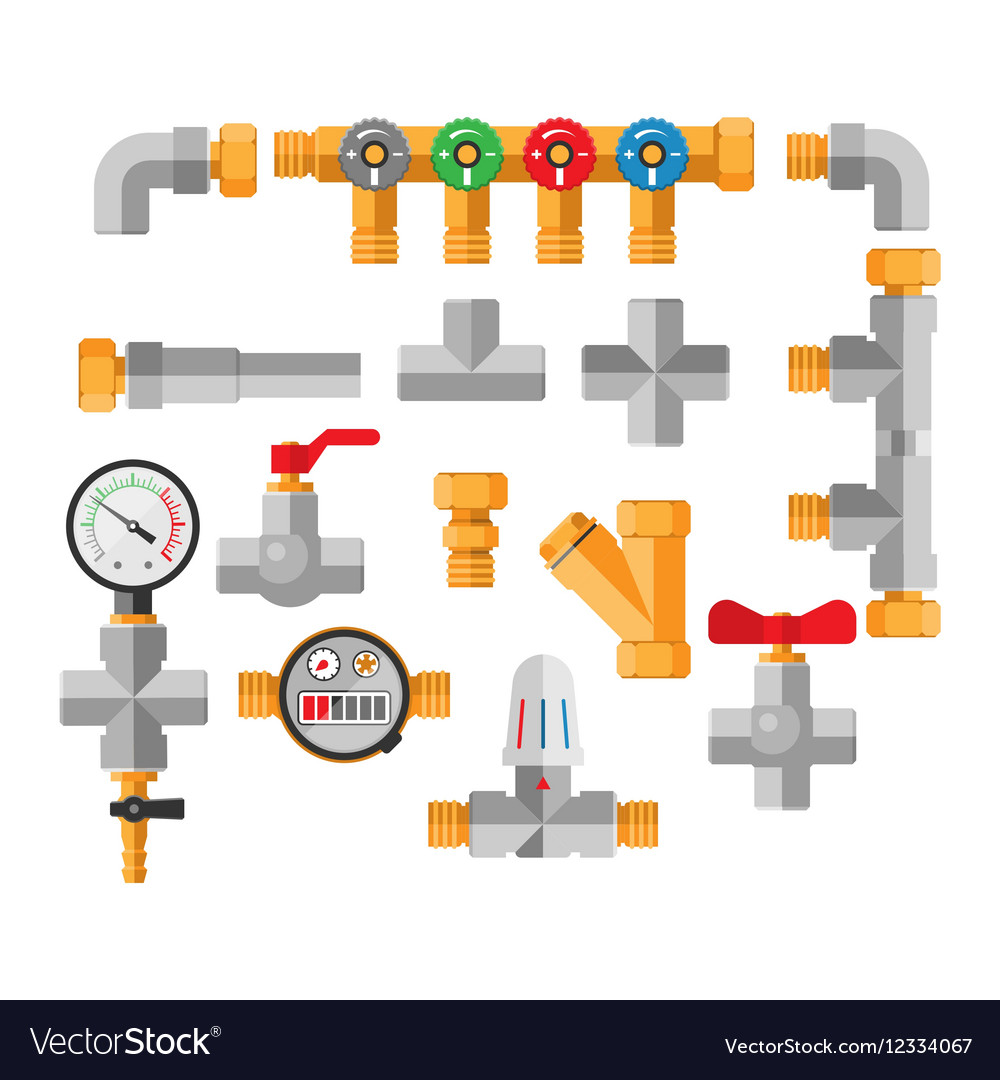 Pipes Icons isoliert