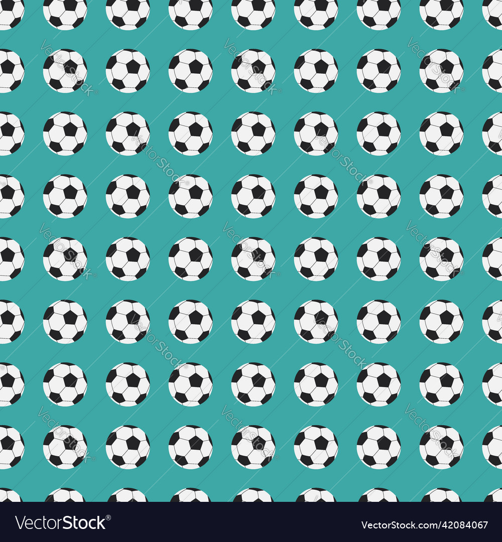 Soccer pattern seamless football background Vector Image