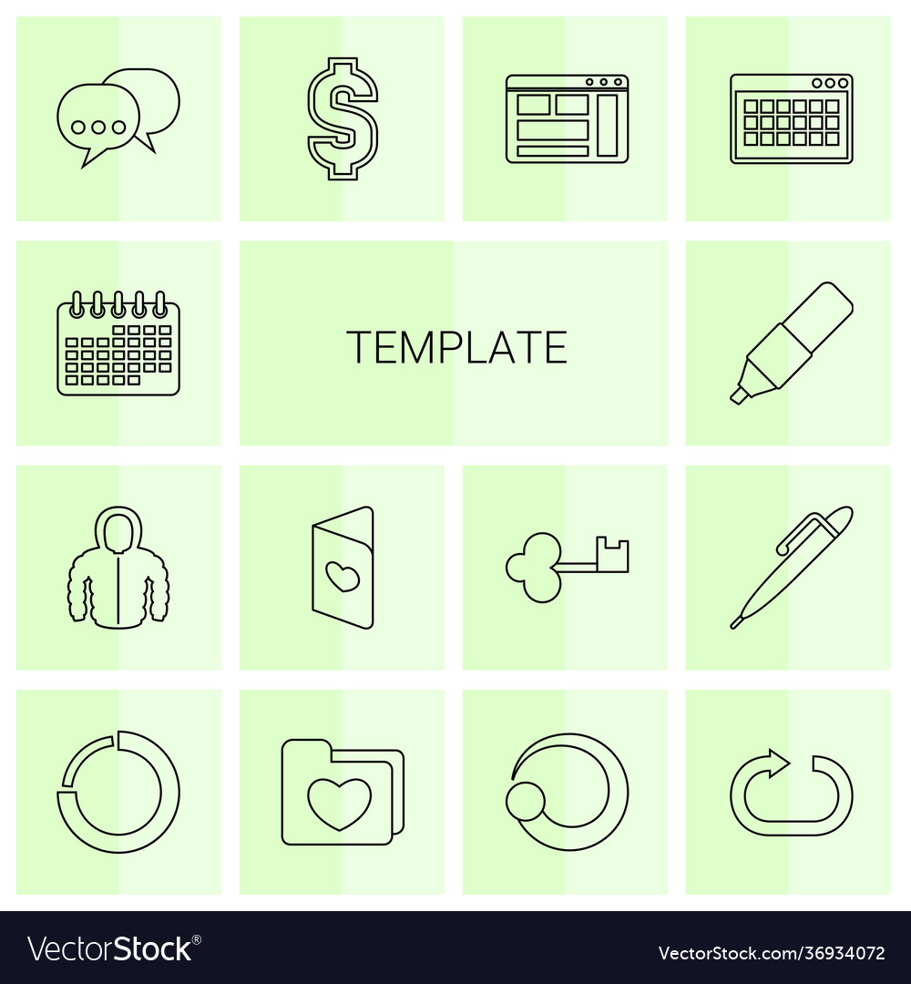 14 template icons