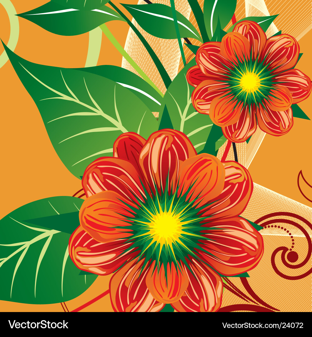 Floral background Royalty Free Vector Image - VectorStock