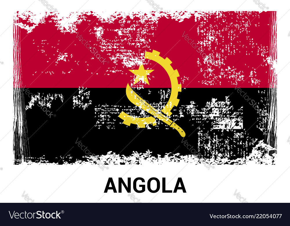 Angola Flaggen Design