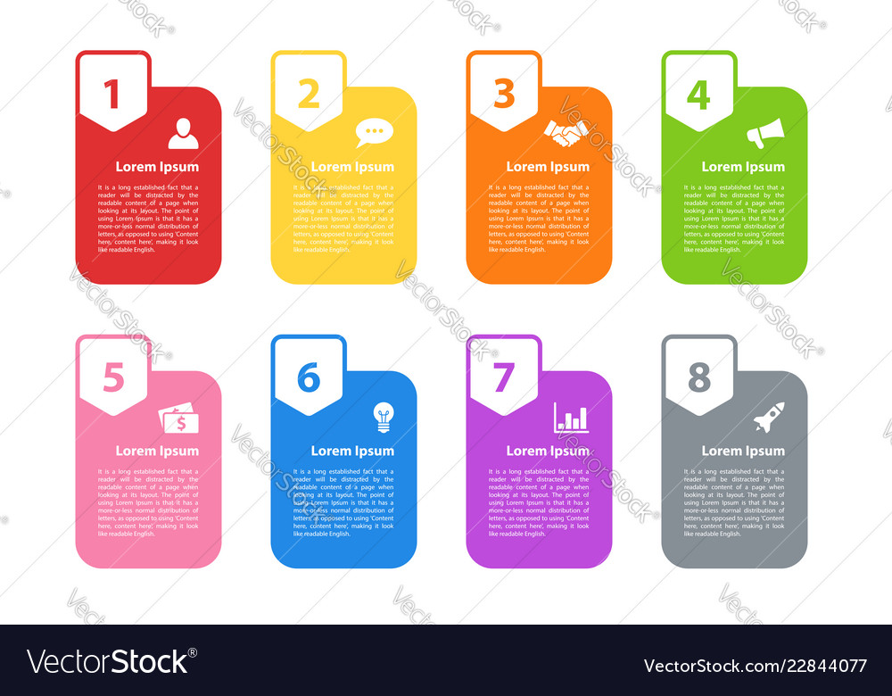 Infographic Design Business Concept Royalty Free Vector