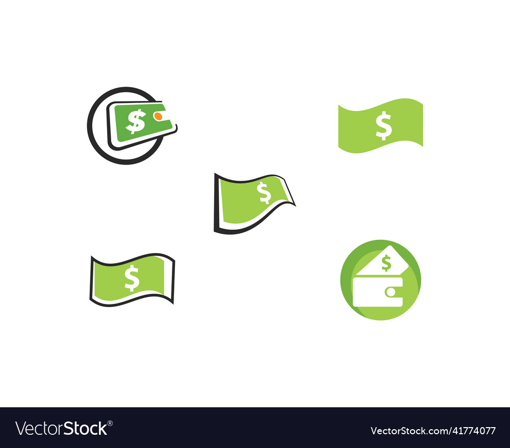 Money dollar Royalty Free Vector Image - VectorStock