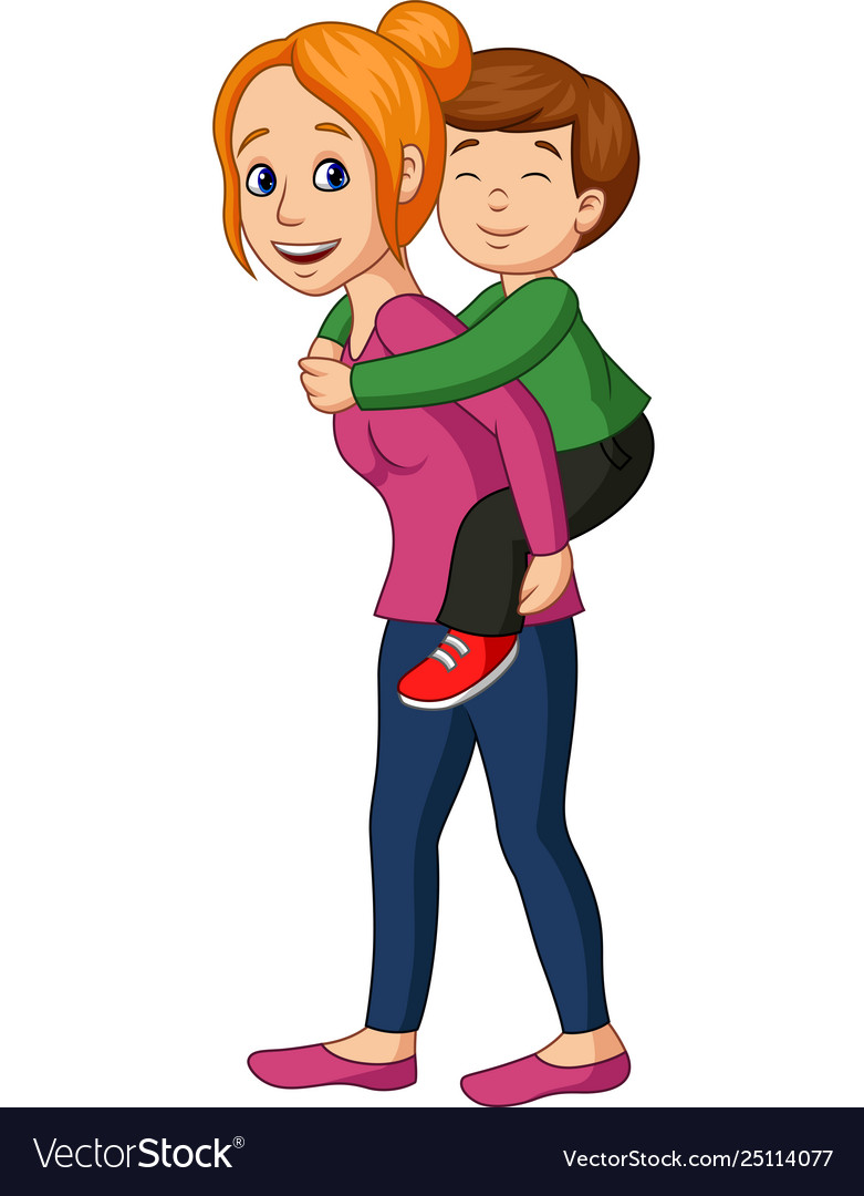 Man Giving Piggyback Ride To His Girlfriend Stock Photo - Image of  cheerful, person: 41022350