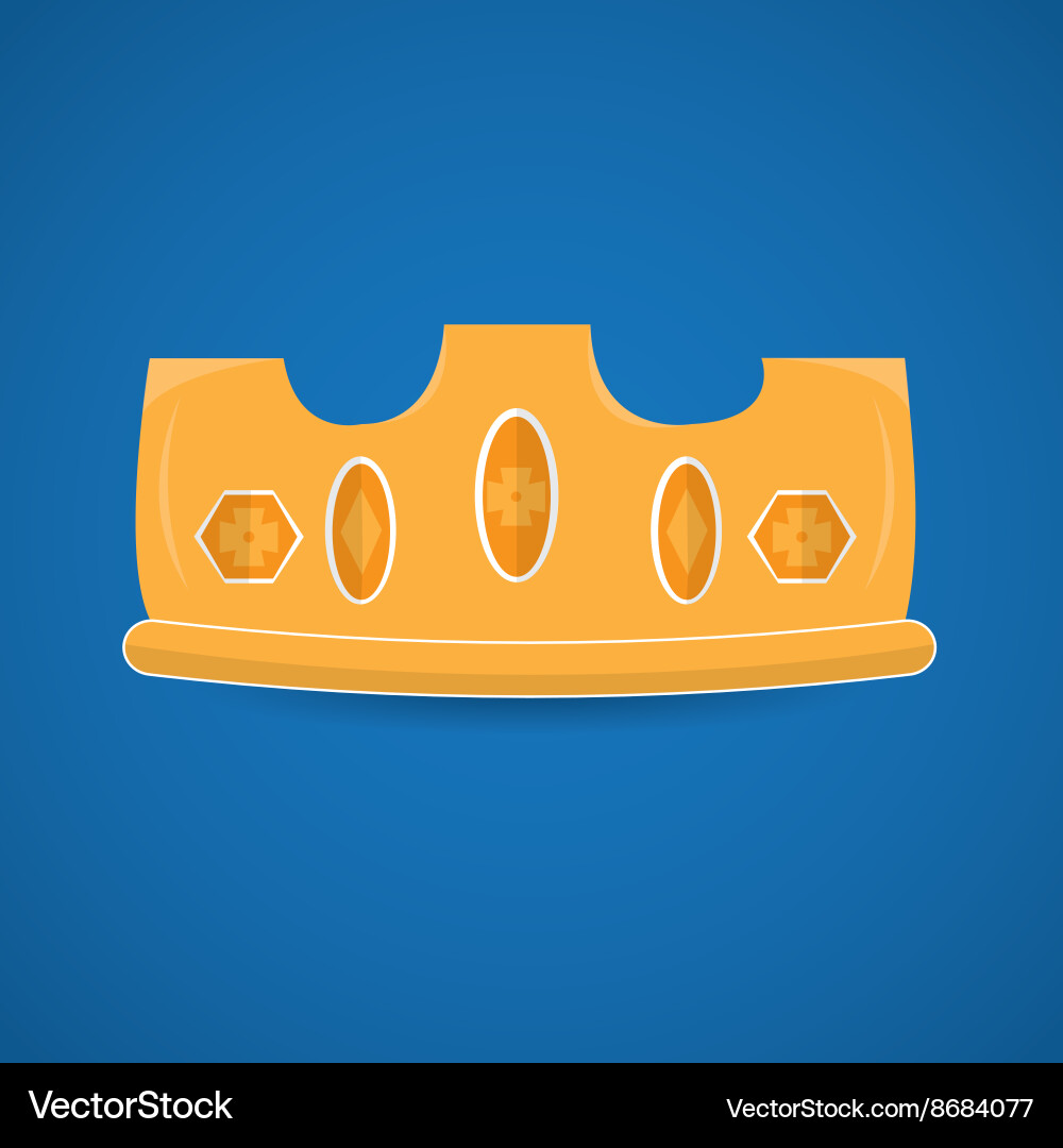 Royal crown Royalty Free Vector Image - VectorStock