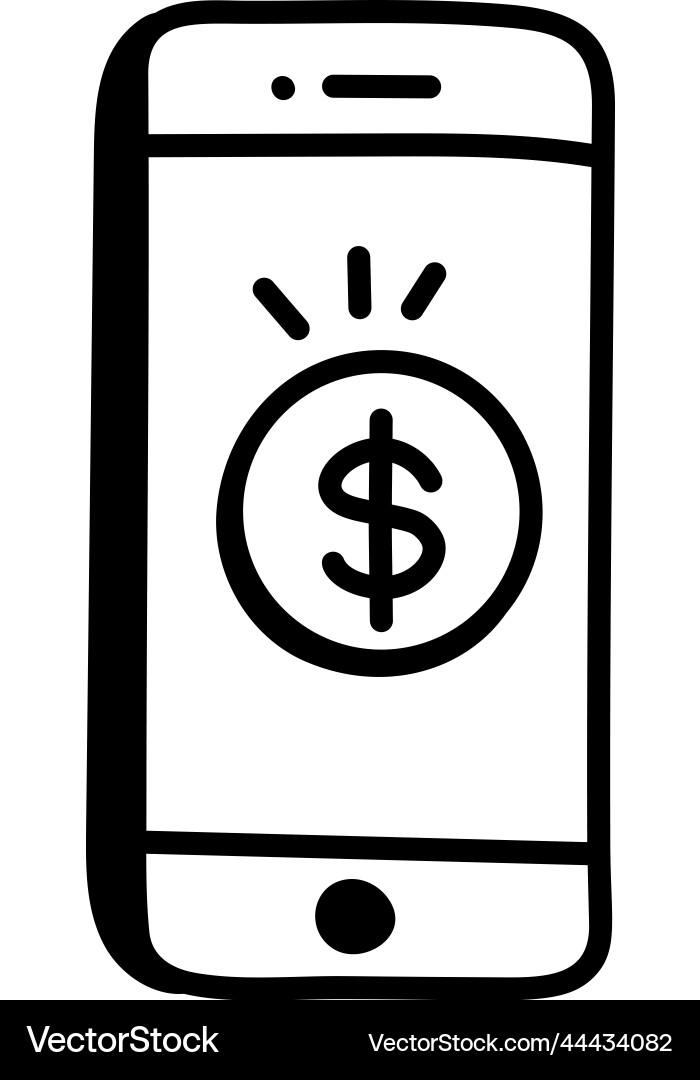 Banking app Royalty Free Vector Image - VectorStock