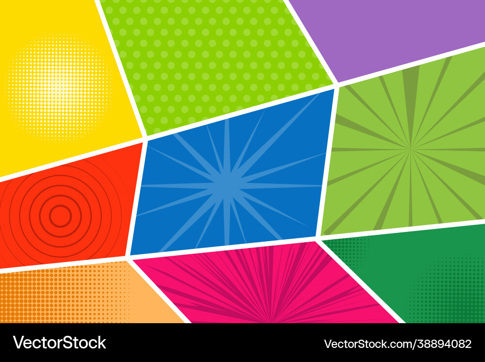 Comic book design element Royalty Free Vector Image