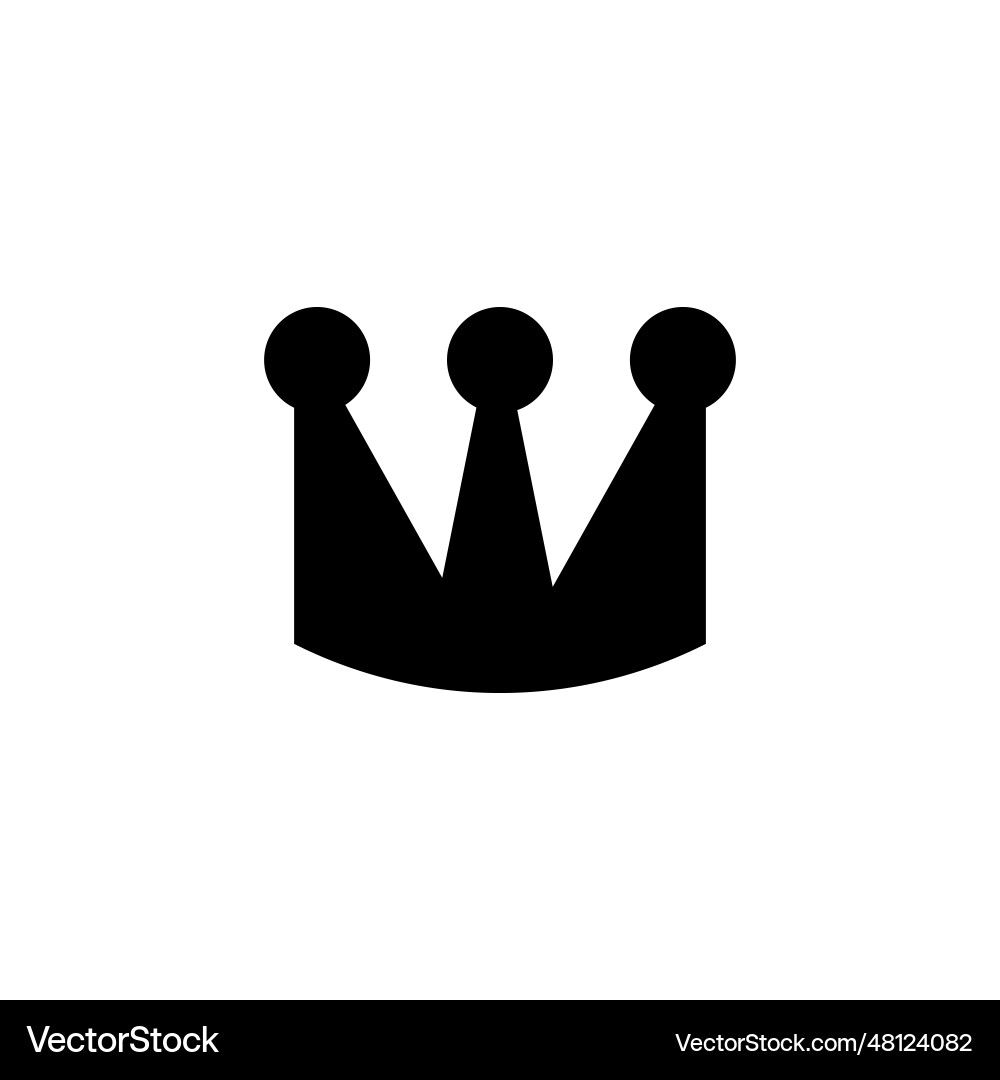 Crown icon Royalty Free Vector Image - VectorStock