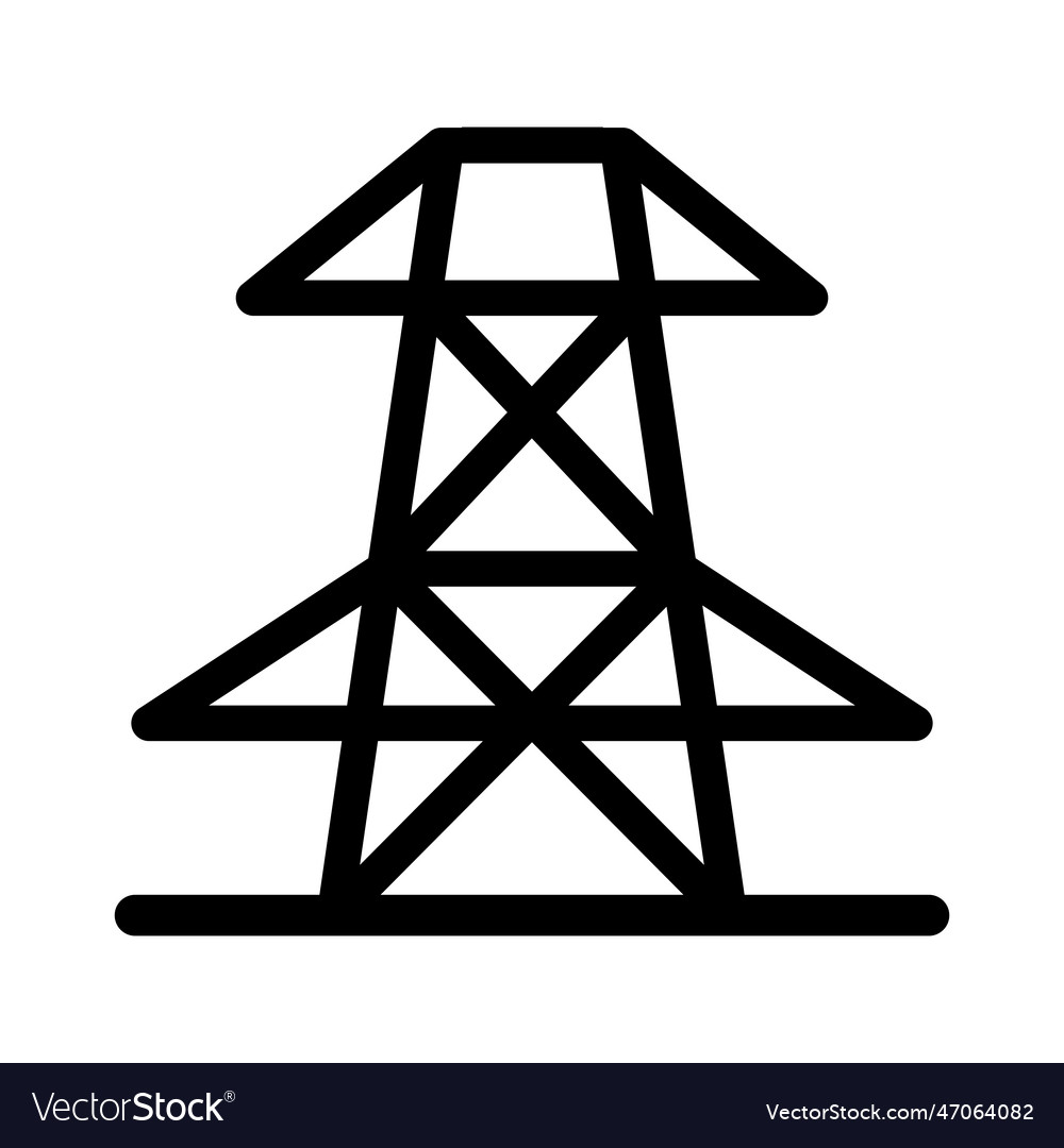 Electric pole icon Royalty Free Vector Image - VectorStock