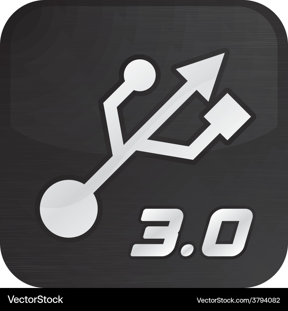 Usb connection Royalty Free Vector Image - VectorStock