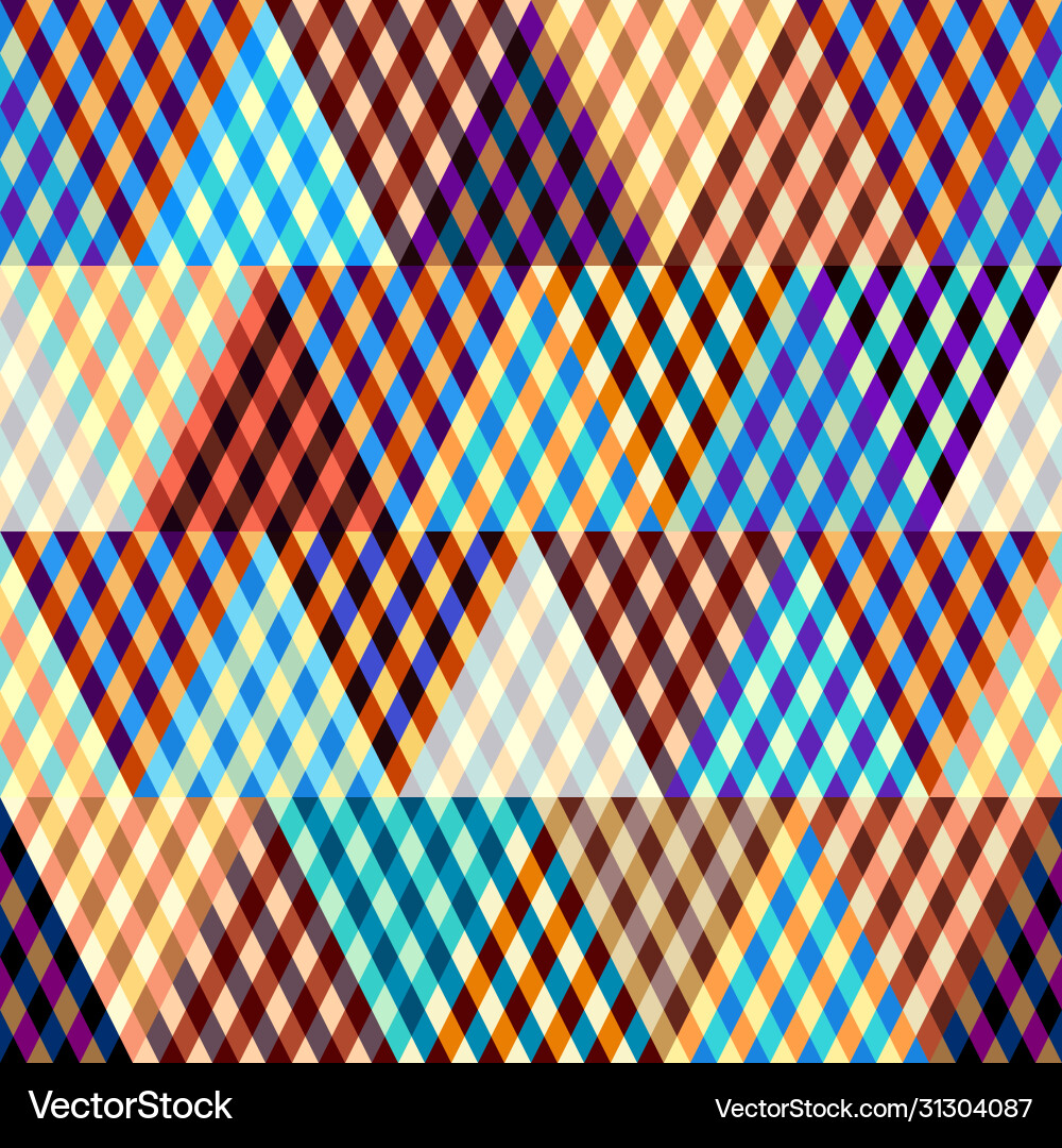 Argyle seamless pattern background Royalty Free Vector Image