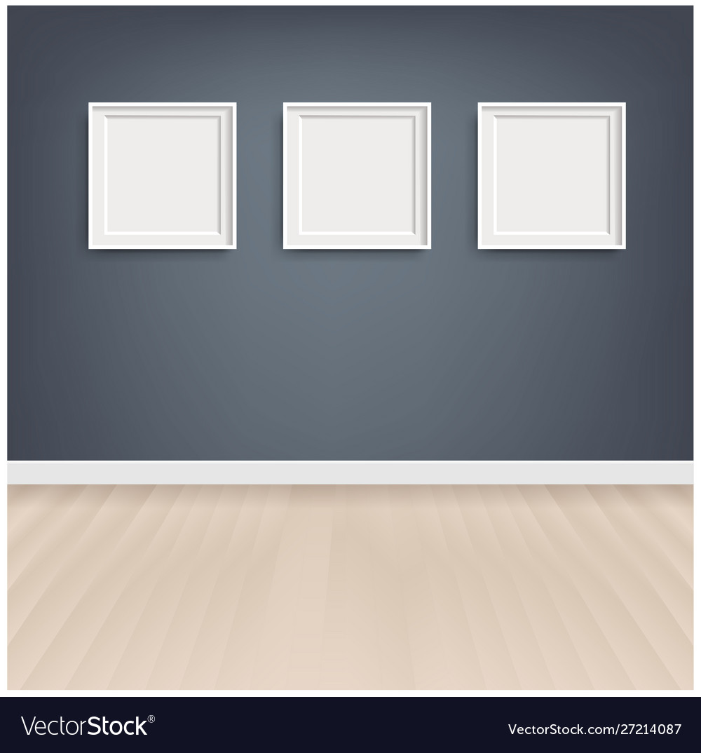 Picture frame with grey background Royalty Free Vector Image