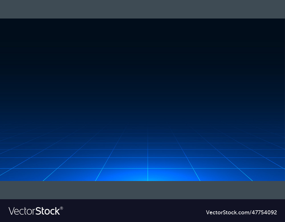 Abstract infinity landscape grid lines design Vector Image
