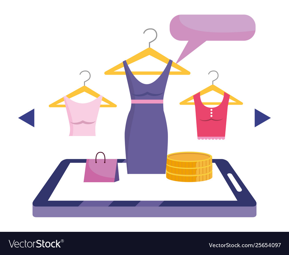 Shopping online icon design