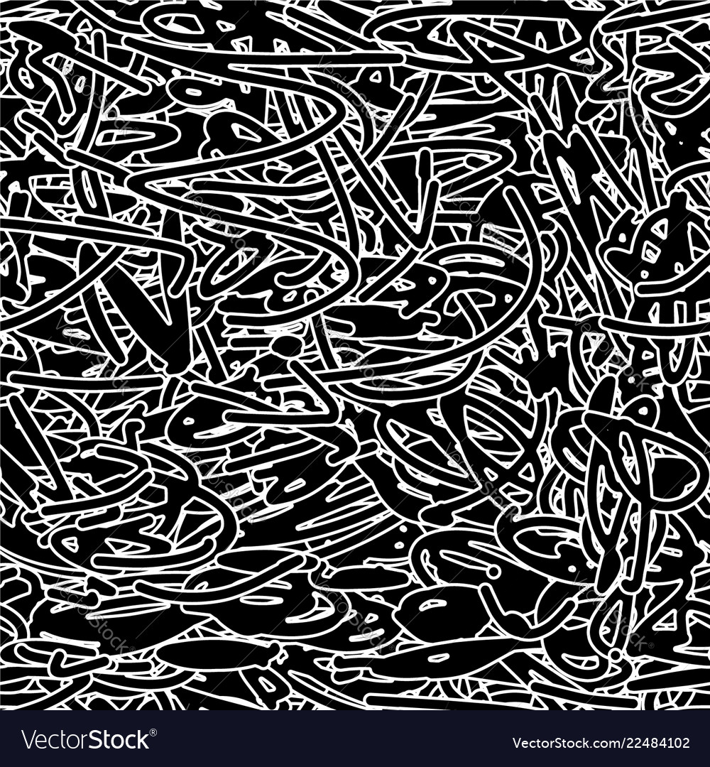 Abstract scribble background seamless pattern