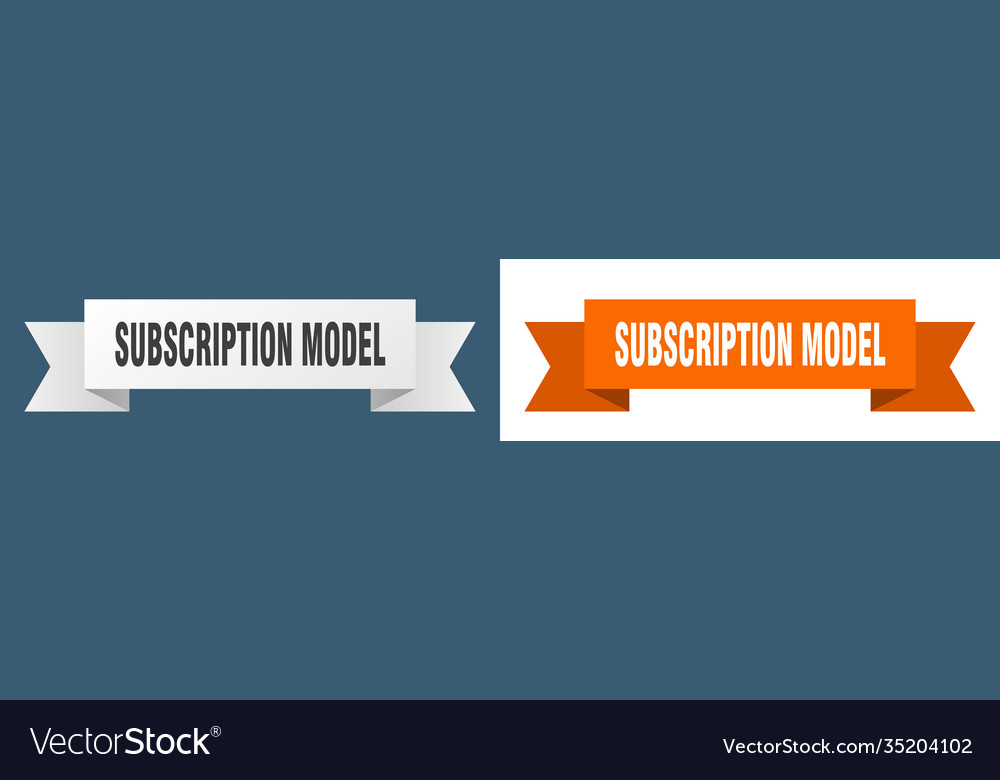 Subscription model ribbon