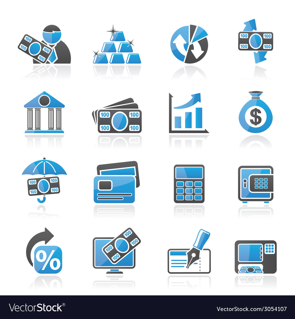 Business and finance icons