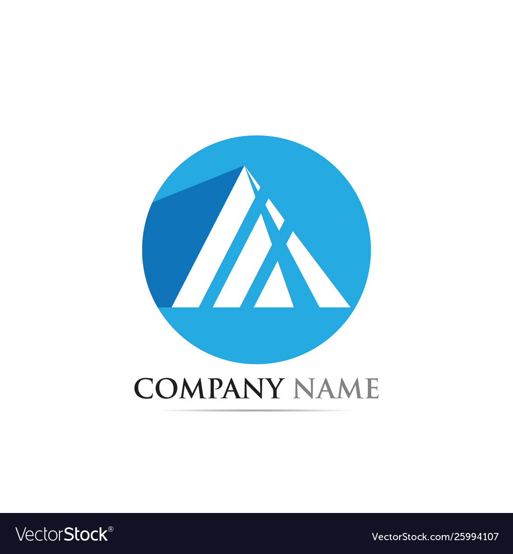 Business finance logo template Royalty Free Vector Image