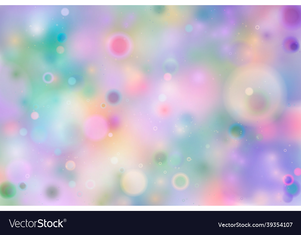 Colourful rainbow magic light abstract bokeh vector image Colourful rainbow magic light abstract bokeh