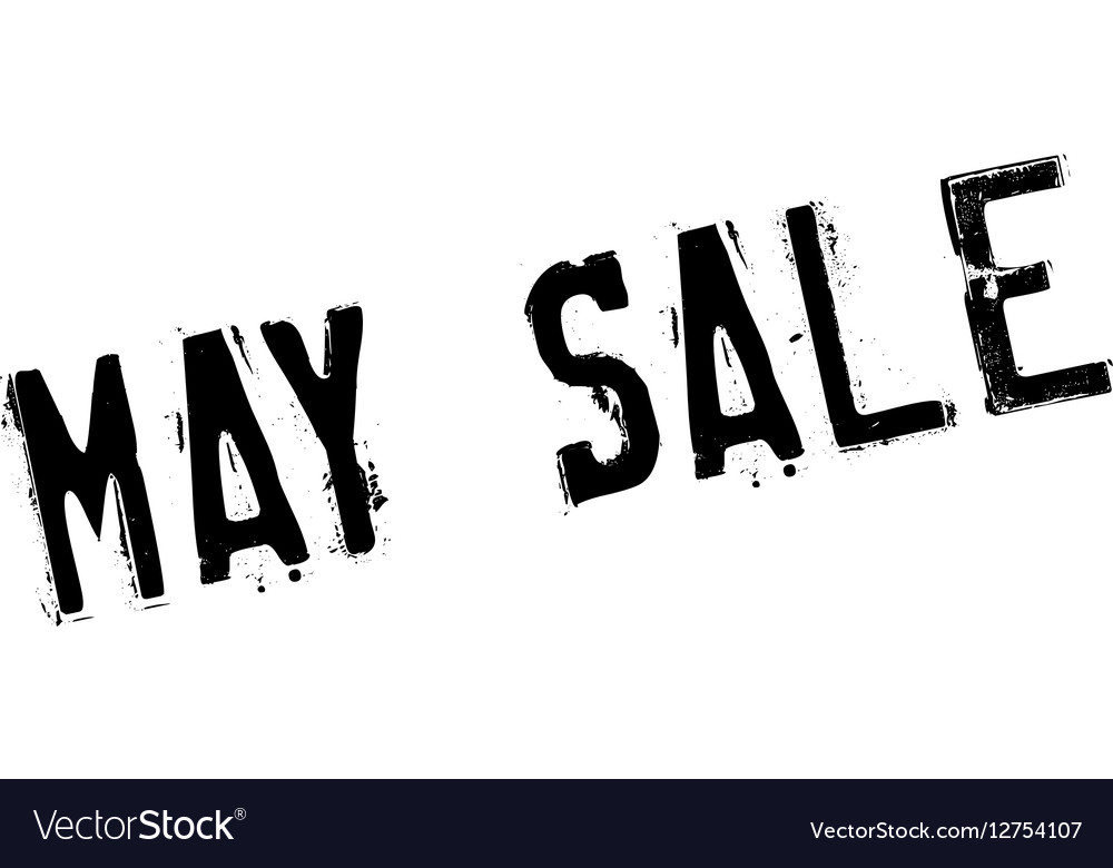 May sale rubber stamp