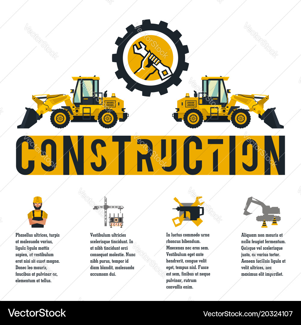 On The Theme Of A Construction Royalty Free Vector Image