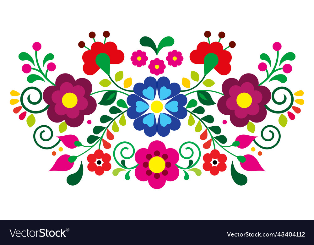 Mexican-embroidery-patterns-6-b Royalty Free Vector Image