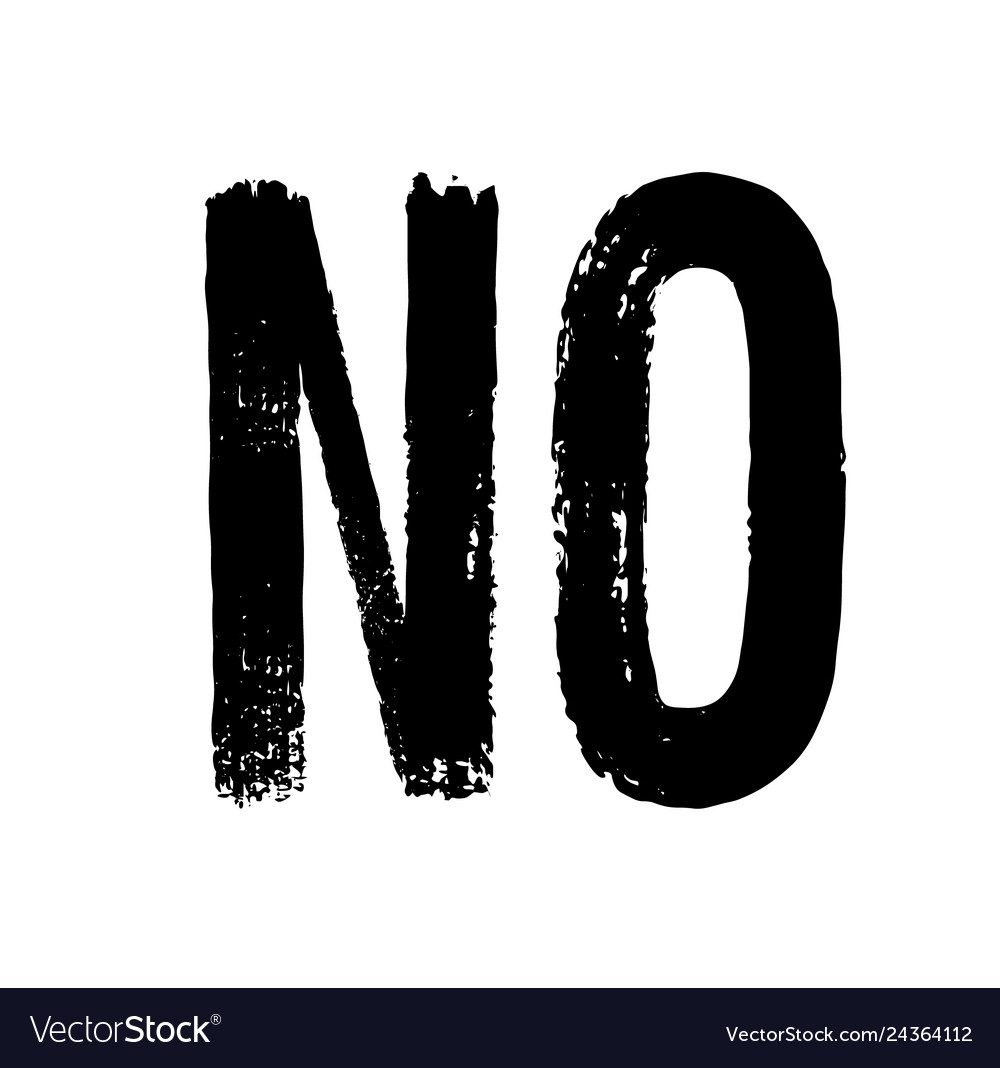 No stamp Royalty Free Vector Image - VectorStock