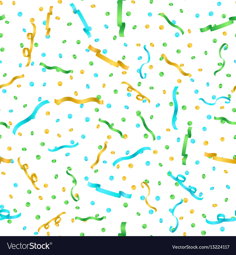 Confetti seamless pattern