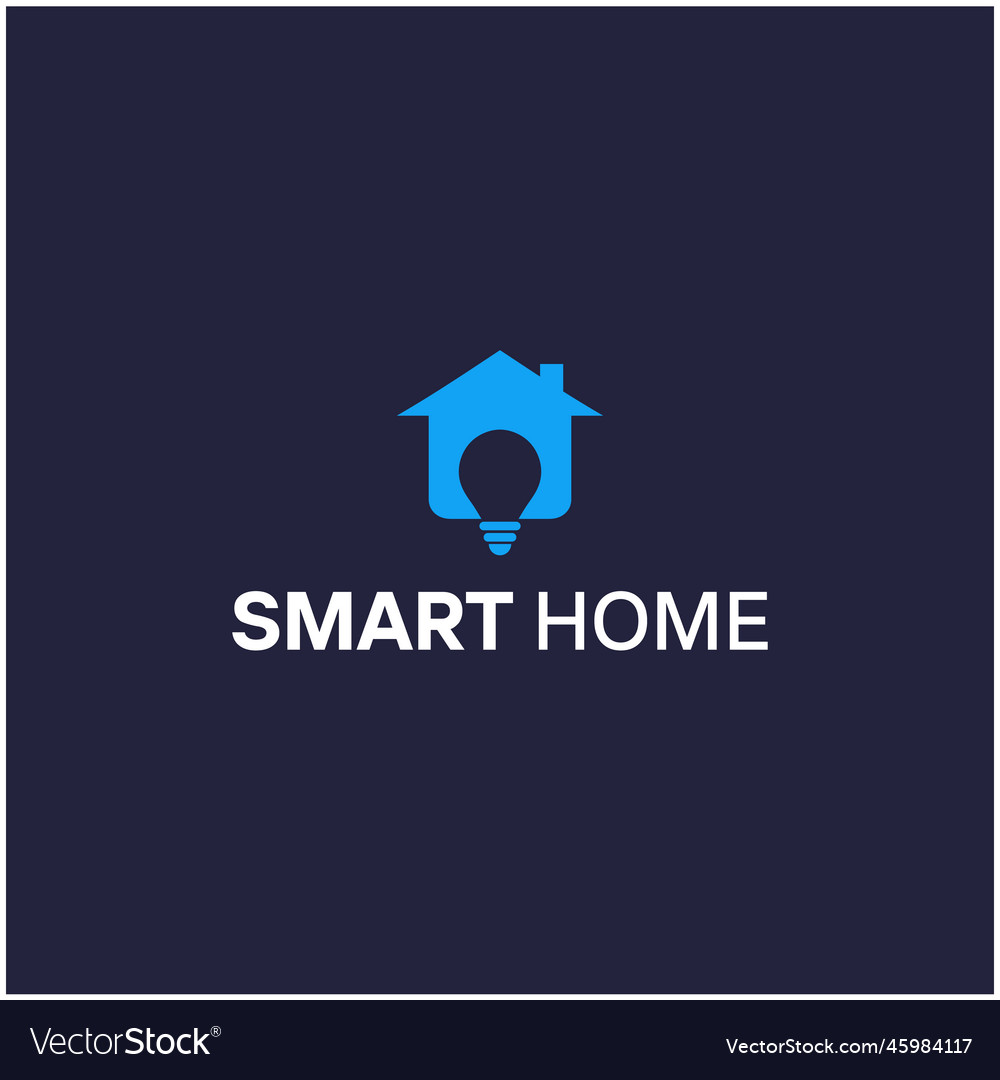 Smart home logo design template1