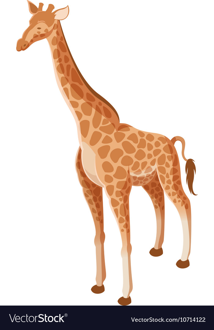 Isometrisches Giraffensymbol