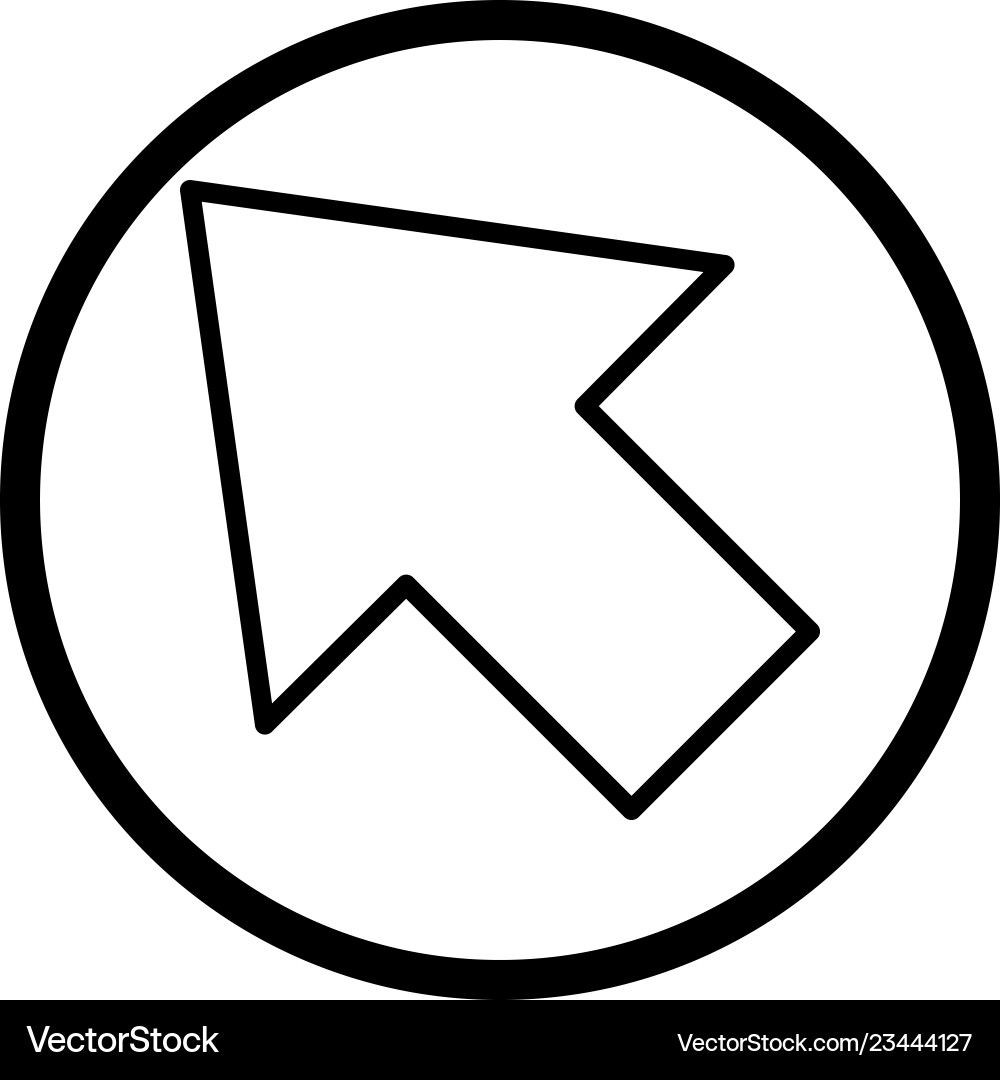 Cursor icon Royalty Free Vector Image - VectorStock