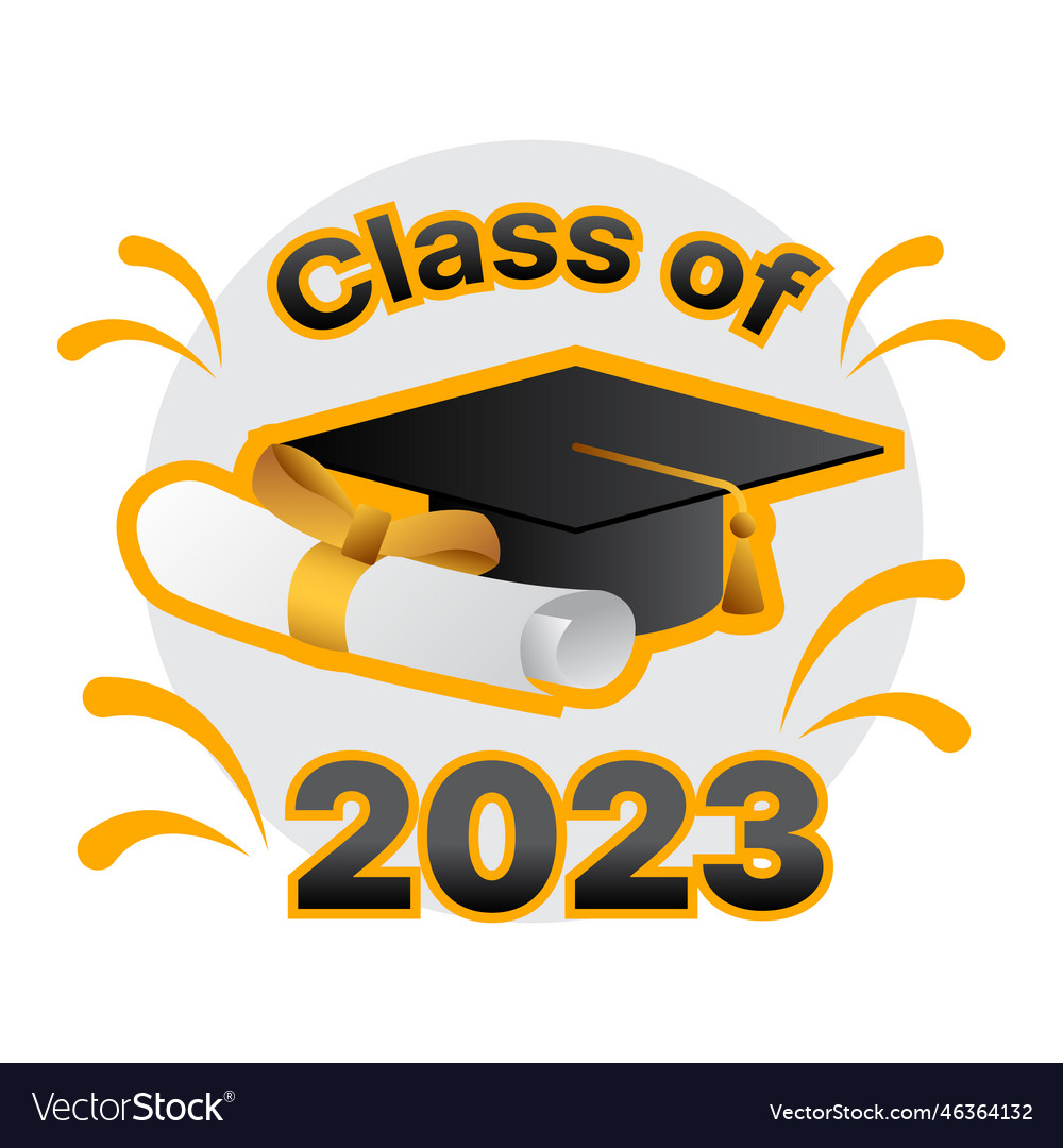 Graduation ceremony class Royalty Free Vector Image