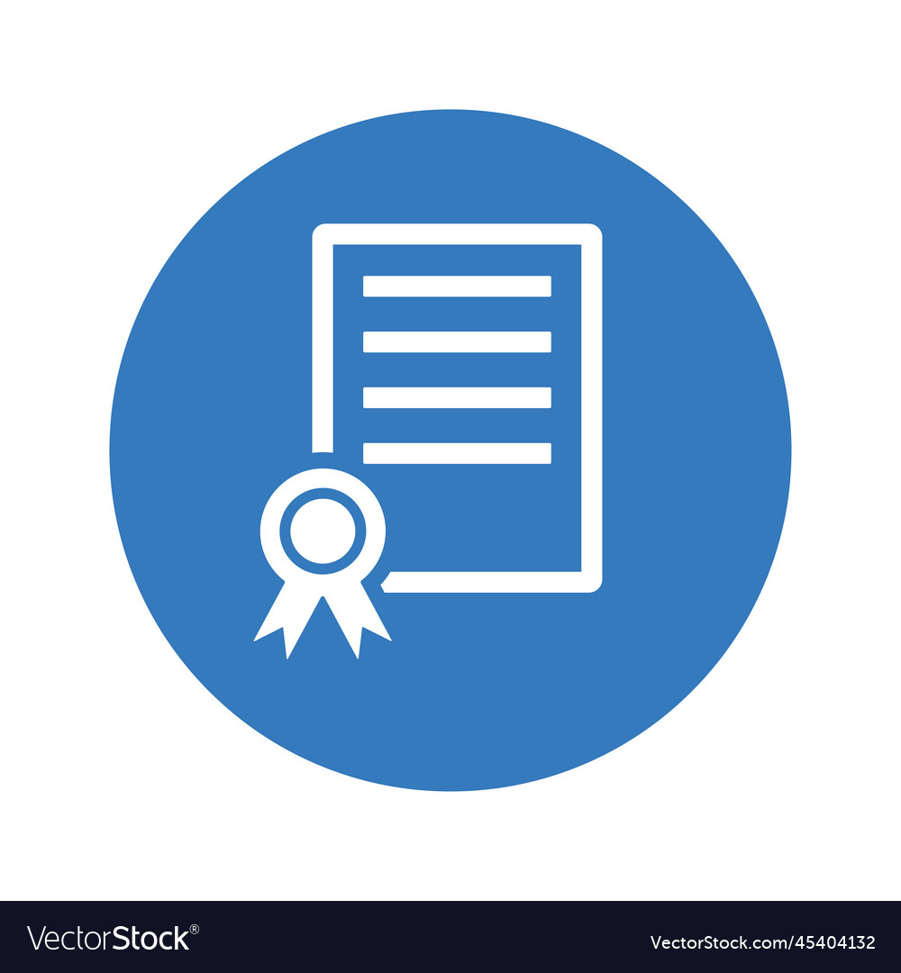 License icon Royalty Free Vector Image - VectorStock