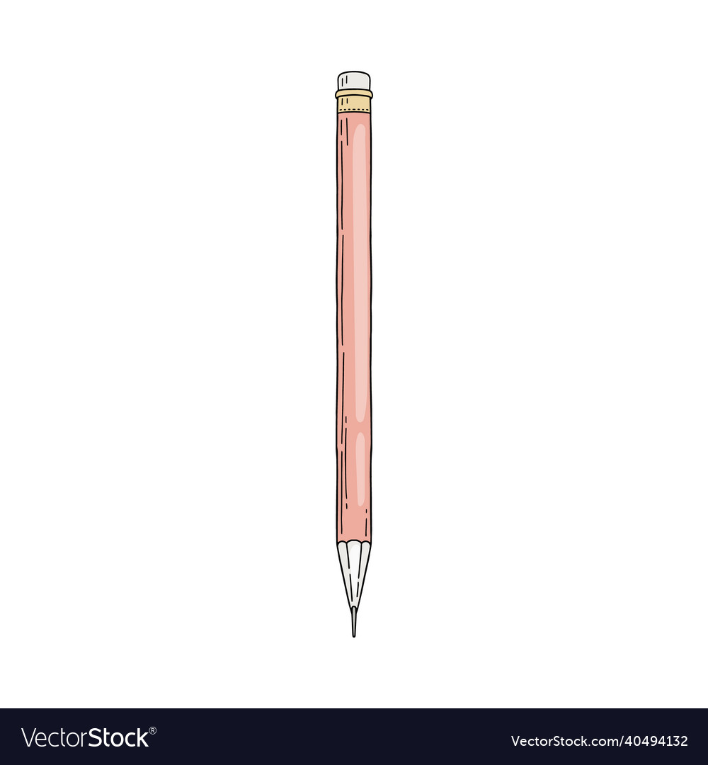 Sharpened pencil for education at school work