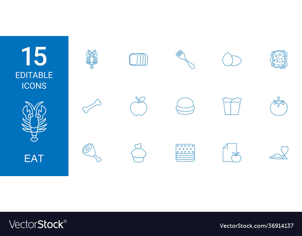 15 eat icons