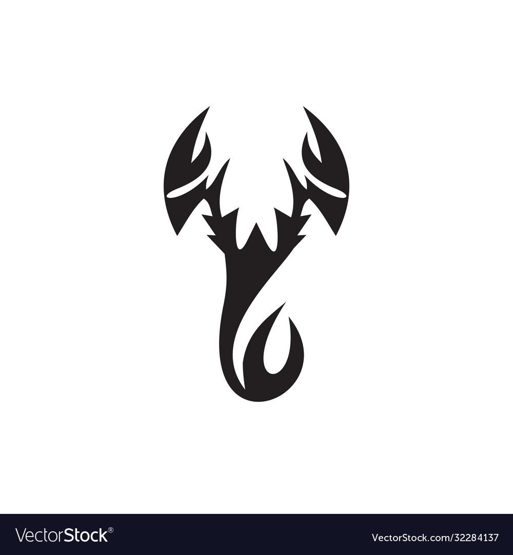 Scorpion logo design template