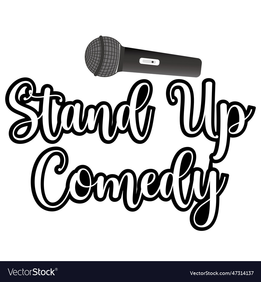 Stand up comedy icon symbol